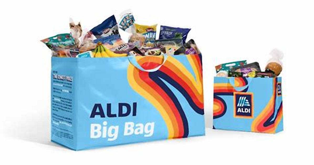 Aldi Big Bag Giveaway Fact Check Free Promotional Drops vs the 4 99
