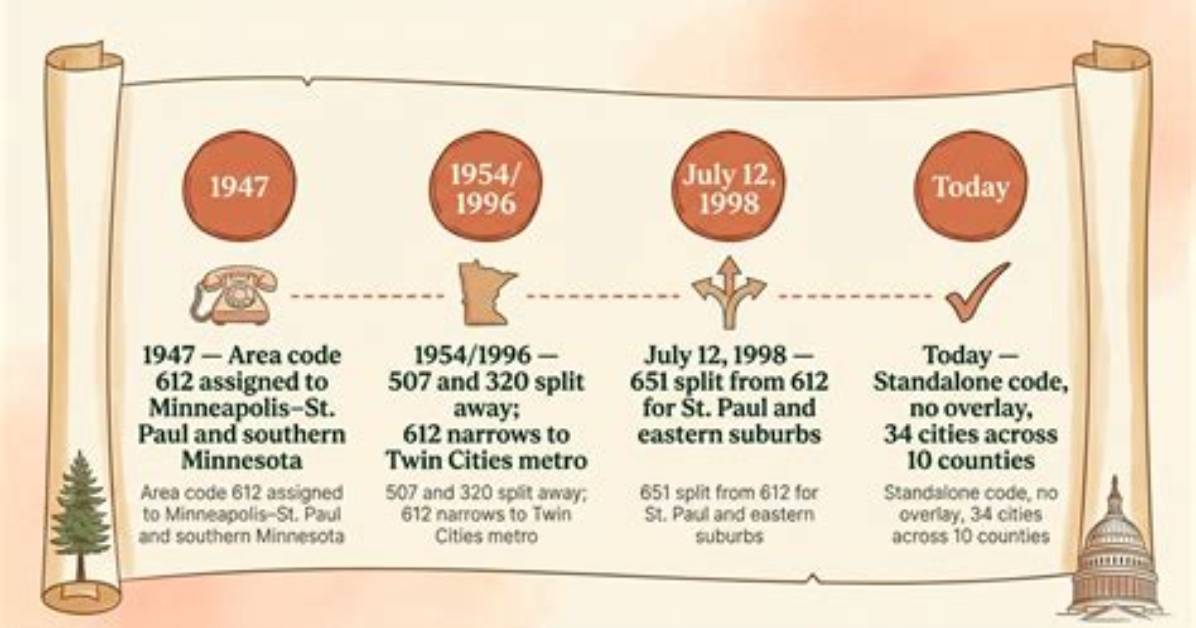 Area Code 651 Evolution from the Historic 612 Split to 2026