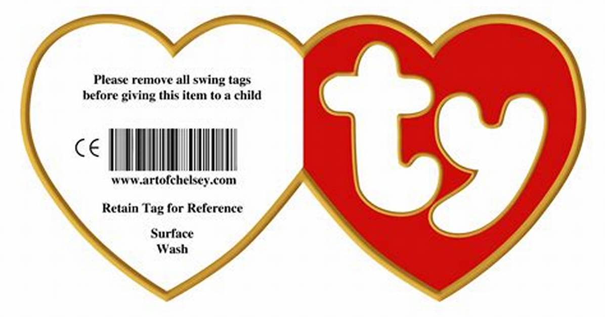 Beanie Baby Tag