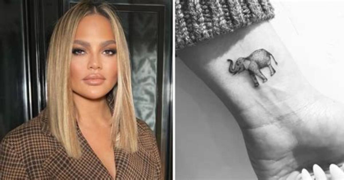 Behind Chrissy Teigen S Elephant Tattoo the Heartfelt Reason That