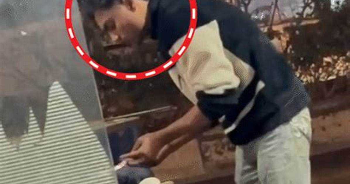 Caught on Lens the Viral Spitting