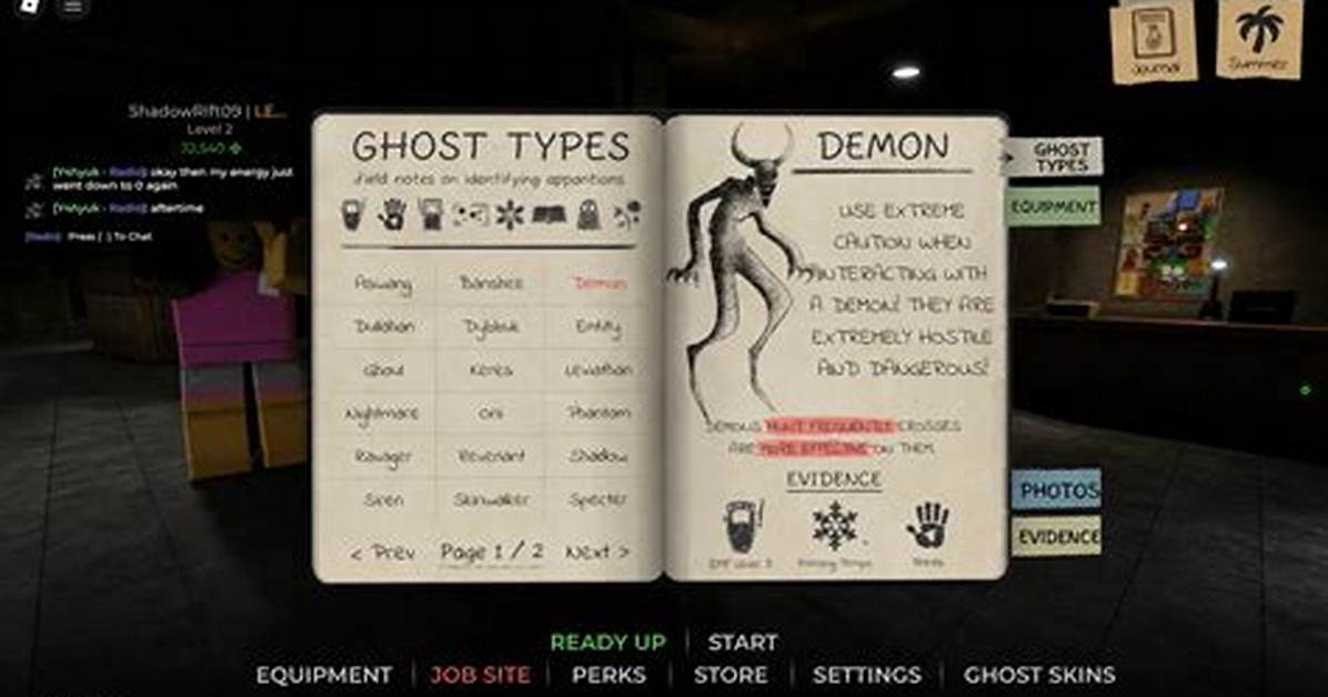 Demonology Ghost Patch Notes How Recent Updates Changed The