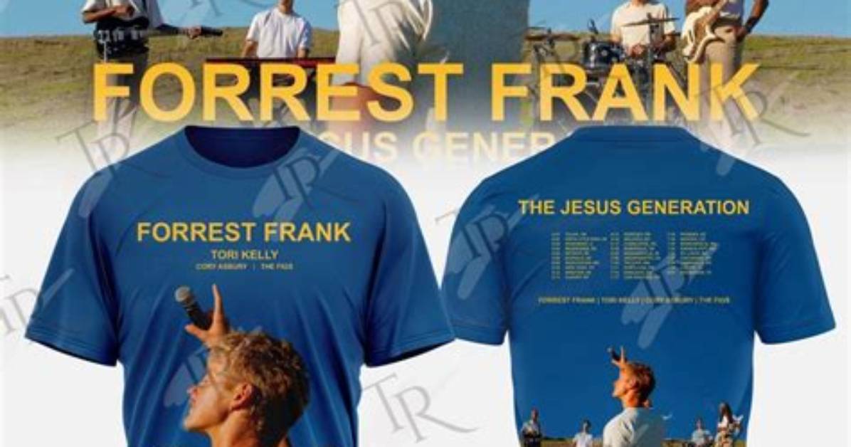 Forrest Frank Merch Drop Schedule from Baylor Pop Ups to Stadium