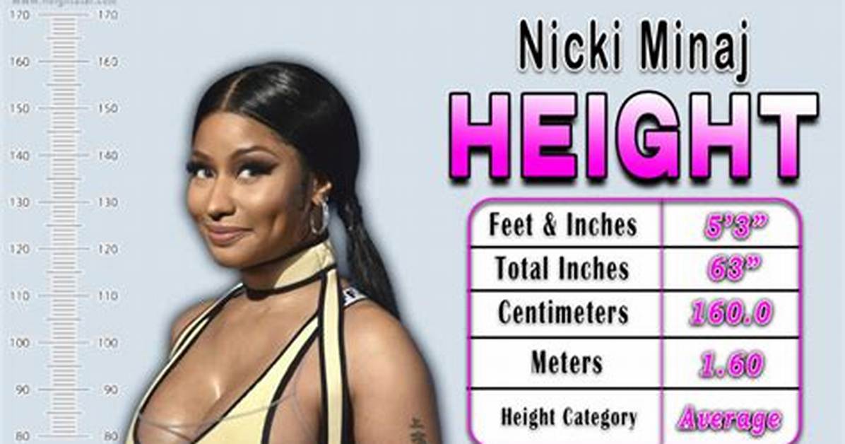 How Tall Is Nicki Minaj Really the Truth Behind Her