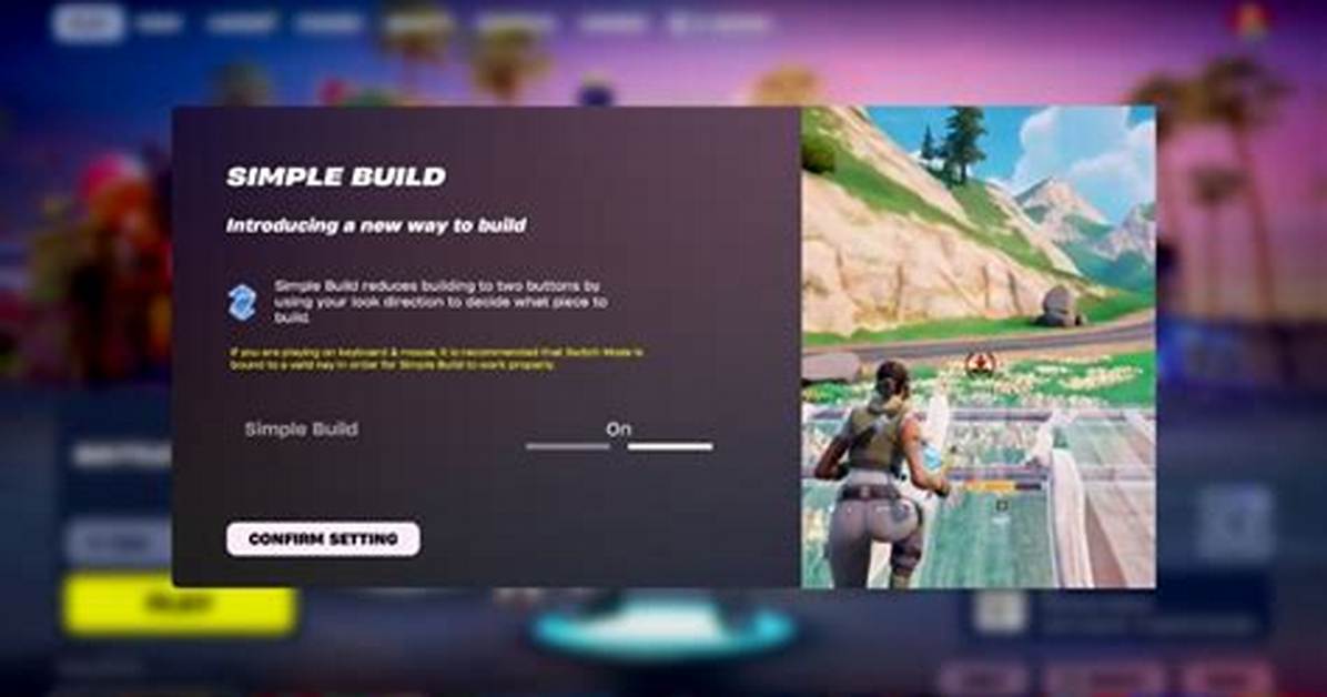 How to Turn off Simple Build In