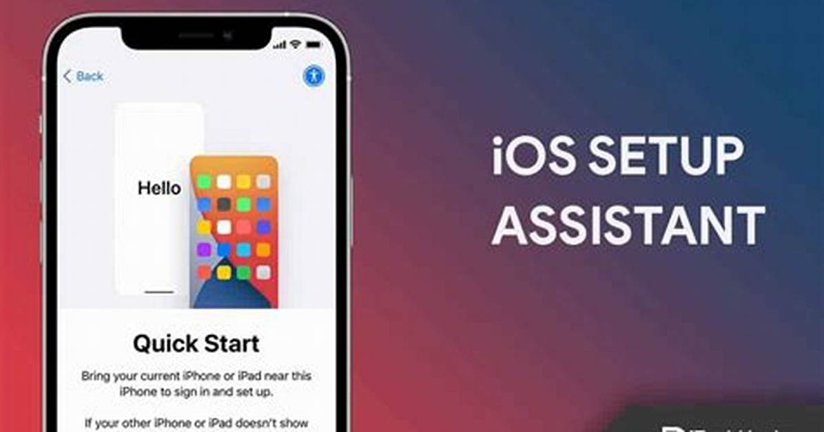 How to Use Ios Setup Assistant Complete Walkthrough for New