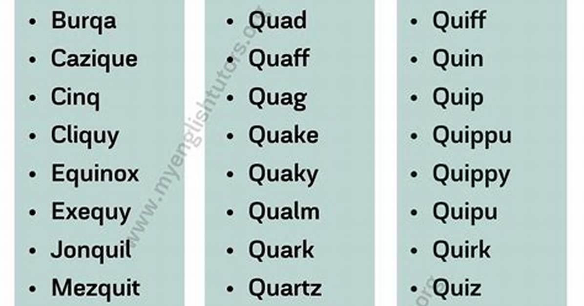 Is Qua a Scrabble Word the 3 Letter Secret Weapon Winning