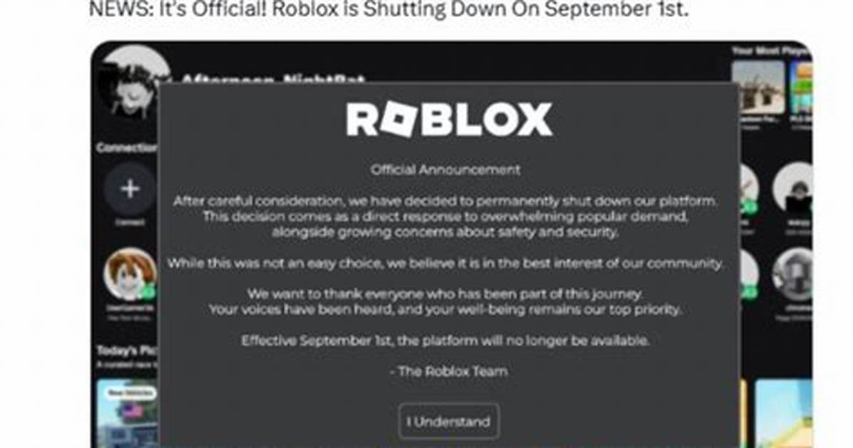Is Roblox Shutting Down in 2026 Answers to Every Question About Its Us