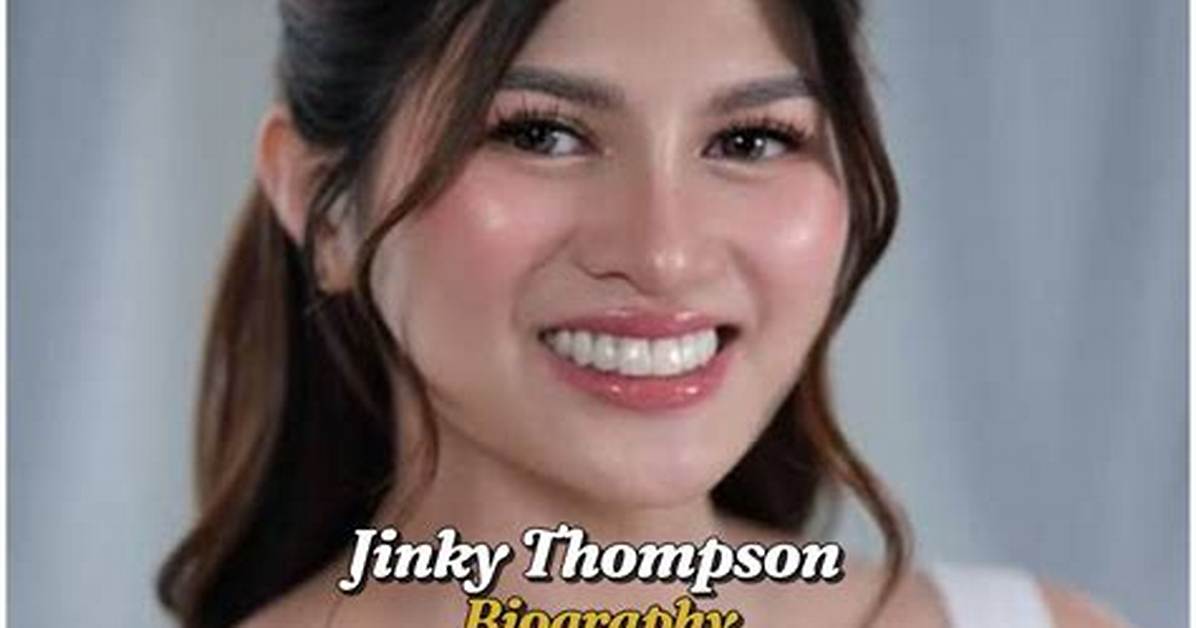 Jinky Thompson S Age and Family Life in Photos from First Milestones to a Family Of