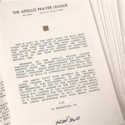 Knoxville Apollo 14 Bibles Explained: Everything to Know About the Historic Space Relics up for Auction