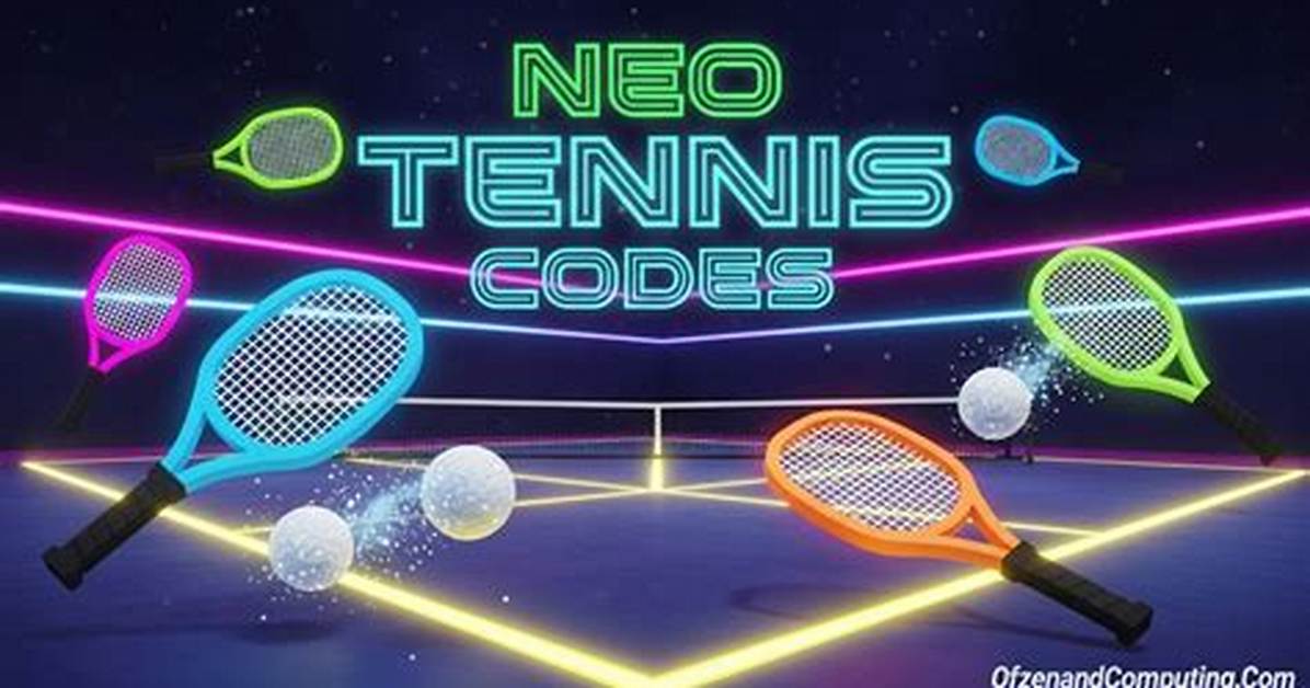 Latest Neo Tennis Codes Update Developer Drops Expired Lists And