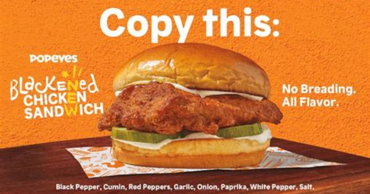 Popeyes Menu Evolution from Cult Favorite Blackened Strips to Permanent