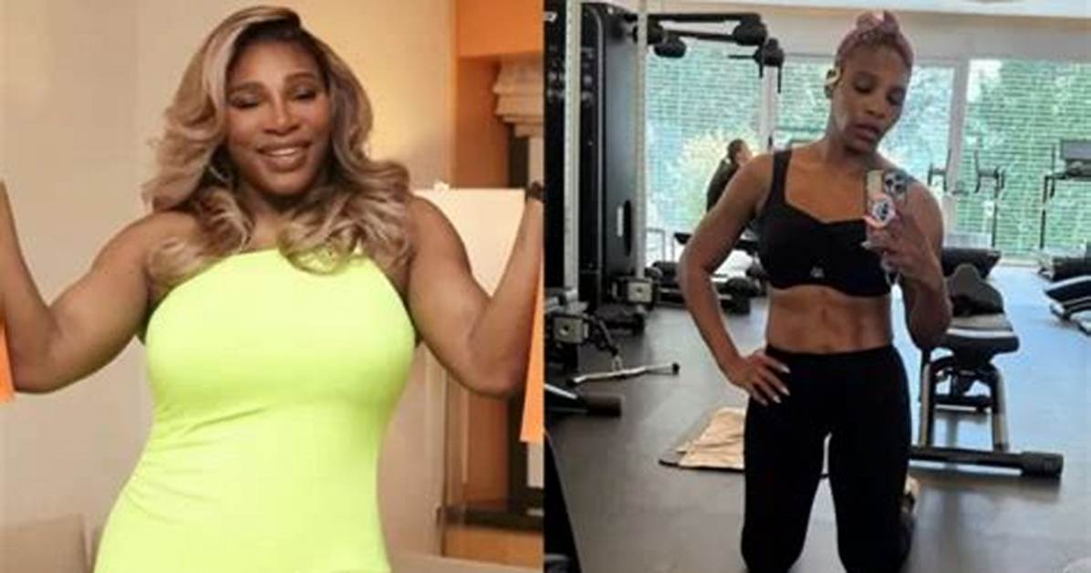 Serena Williams Before and After Explained Weight Loss Diet And