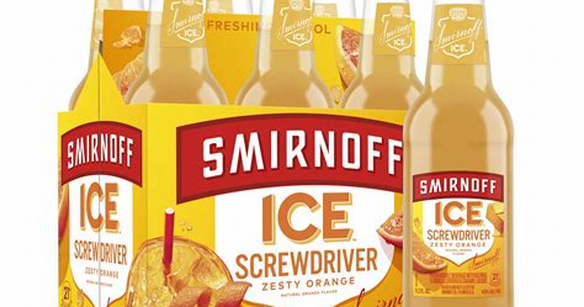 Smirnoff Screwdriver Fact Check Origin Alcohol Proof and Pre Mix