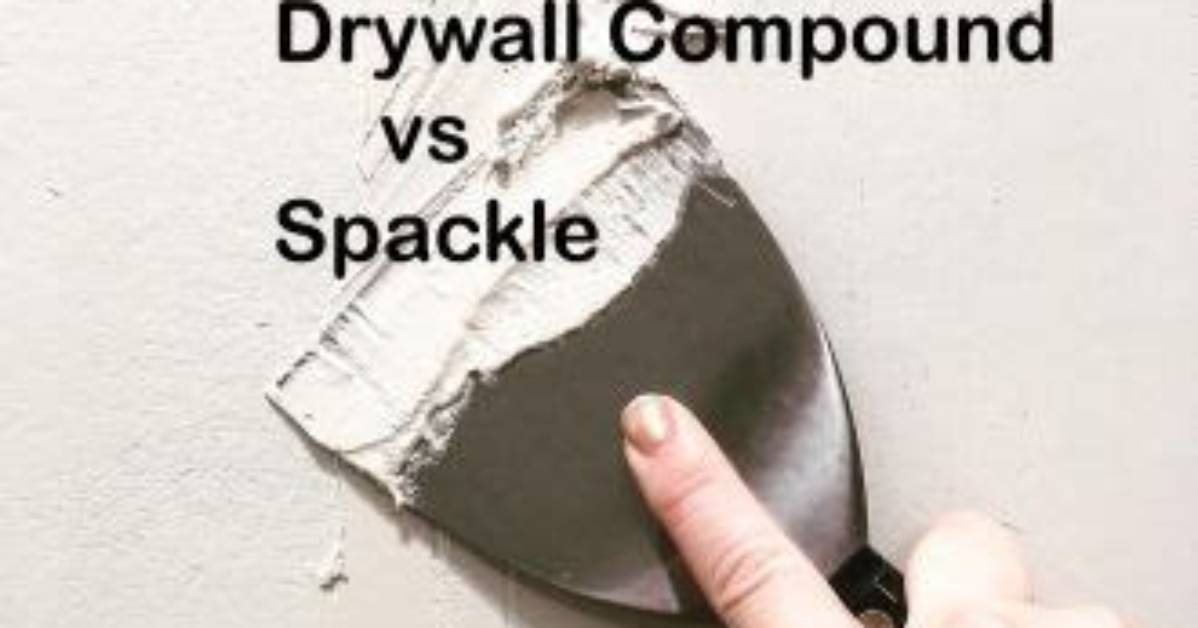 Spackle vs Drywall