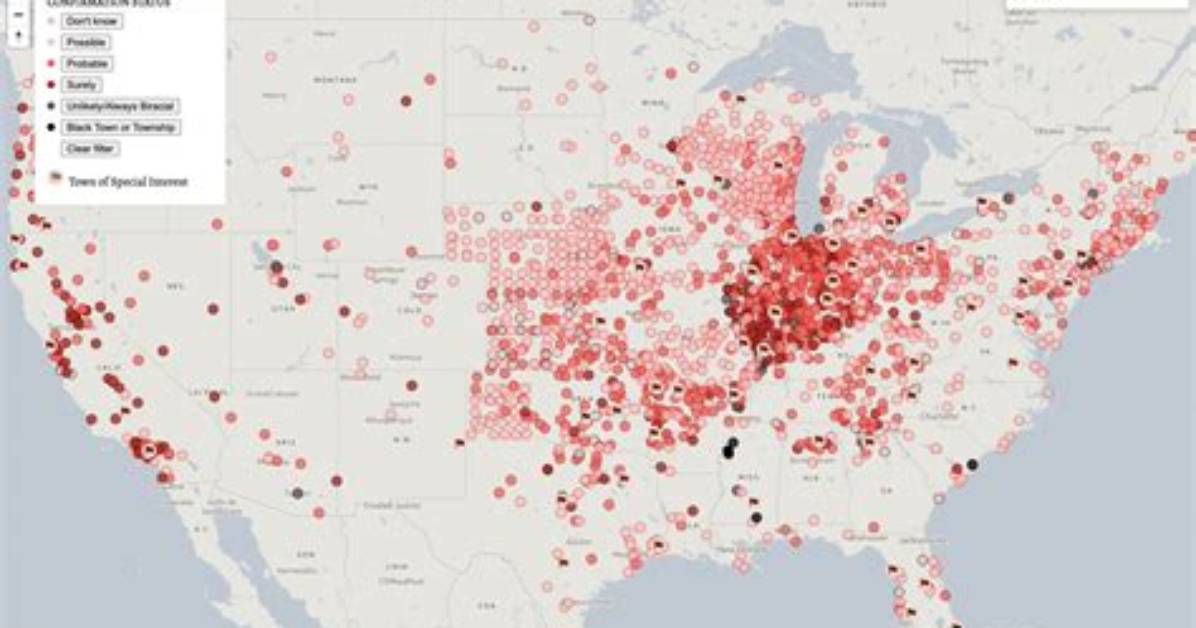 Sundown Towns Map Fact Check Separating Historical Myth From
