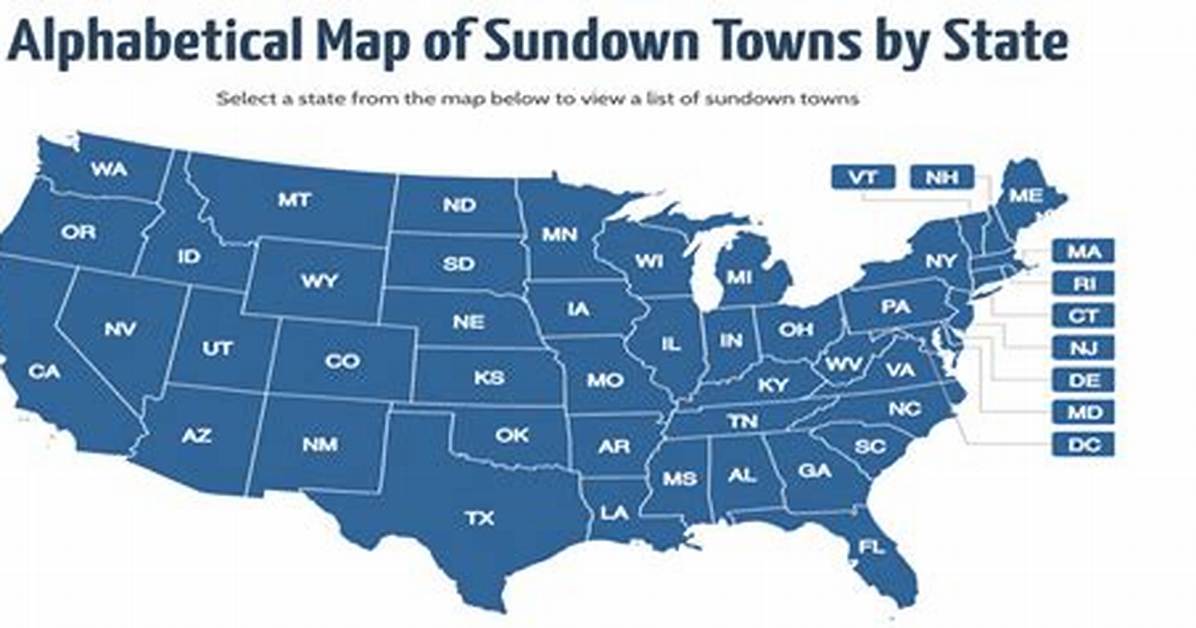 Sundown Towns Map Fact Check