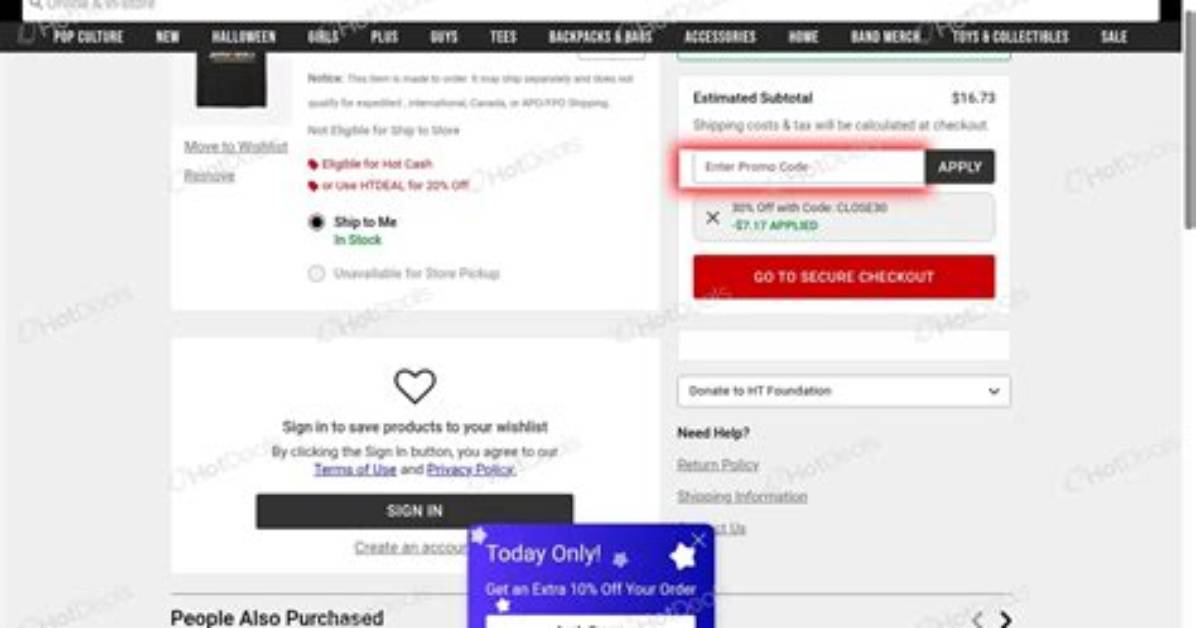 Tested and Verified Which Hot Topic Promo Codes Actually