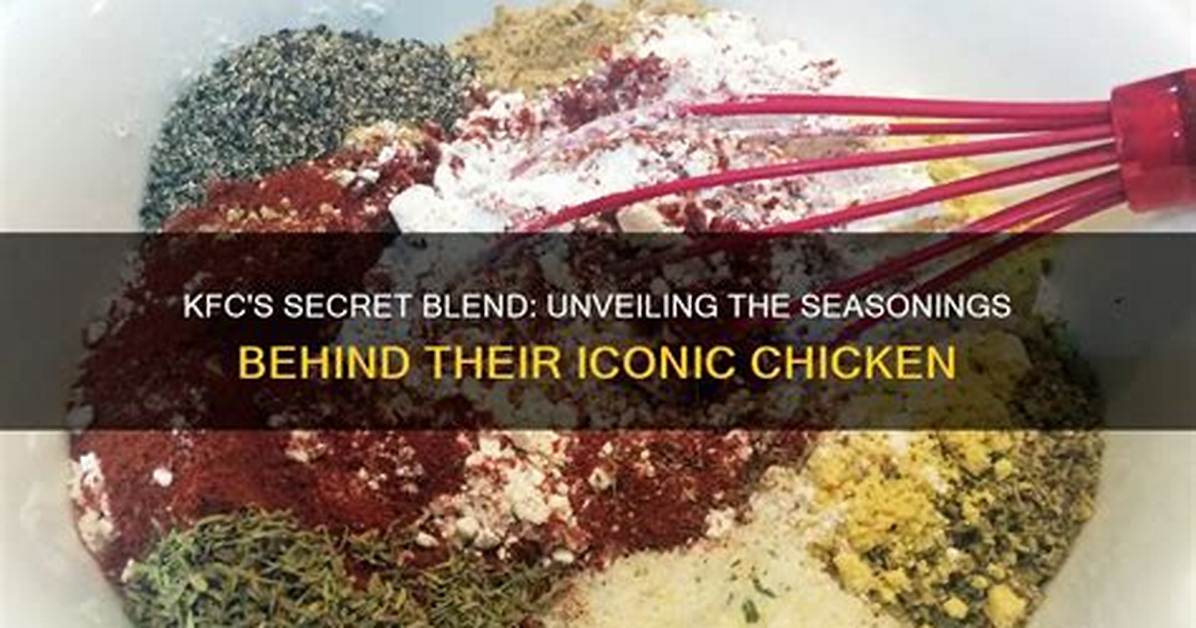 The Secret Seasonings Behind
