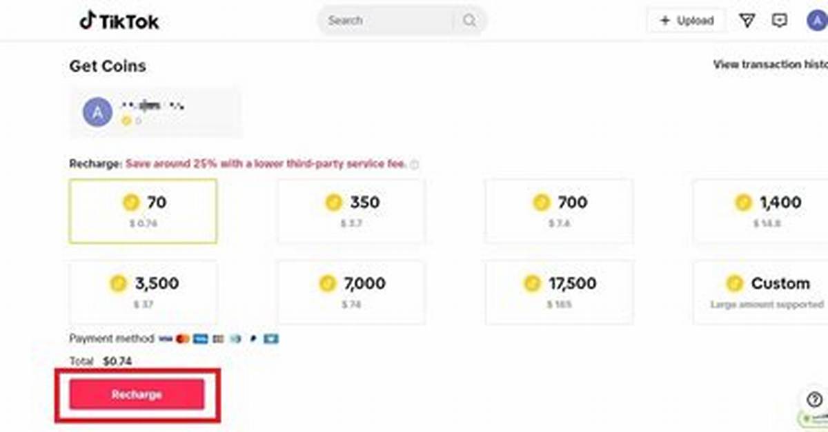 Tiktok Expands Direct Web Recharge Prompts to Sidestep Mobile App