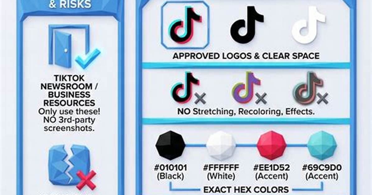 Tiktok Logo Assets Brand Guidelines Update