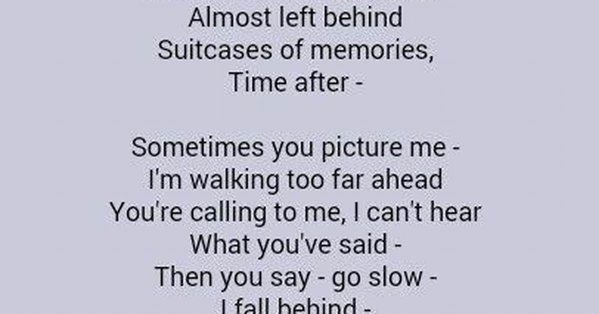 Time After Time Lyrics Meaning Explained Line by Line
