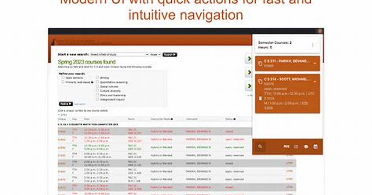 Ut Class Registration Master Guide How to Beat System Errors And
