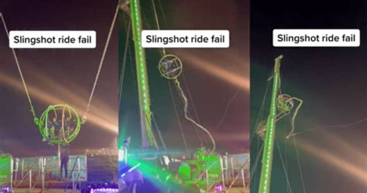 Viral Slingshot Ride Wardrobe Malfunction Goes Viral What Really Happened On