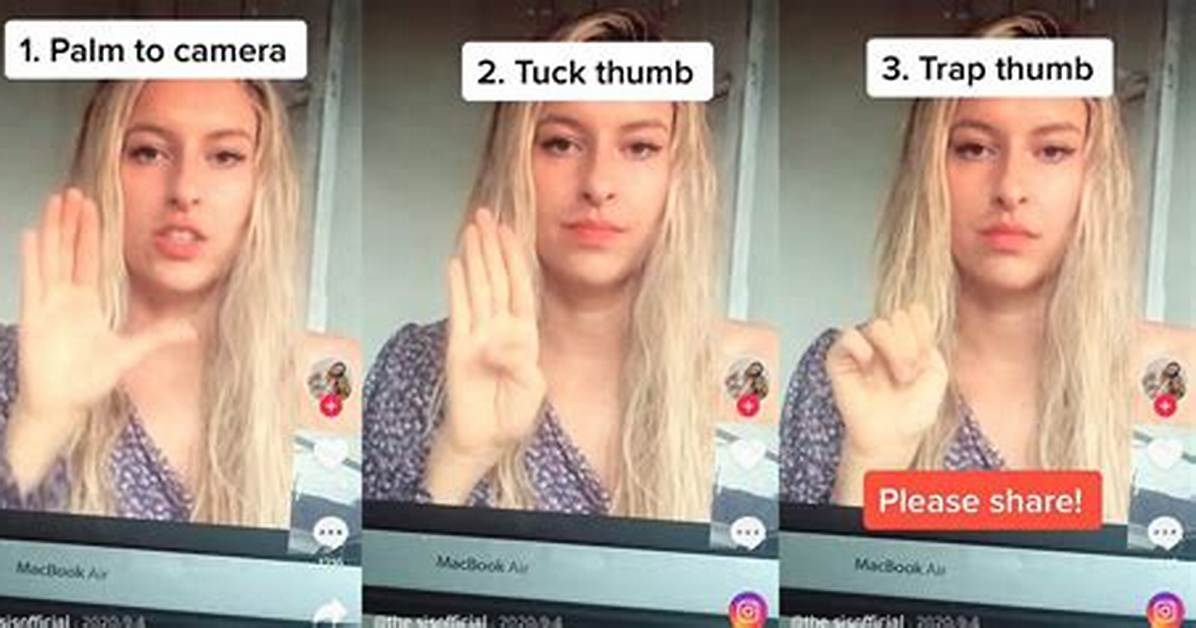 Viral Tiktok Hand Gestures