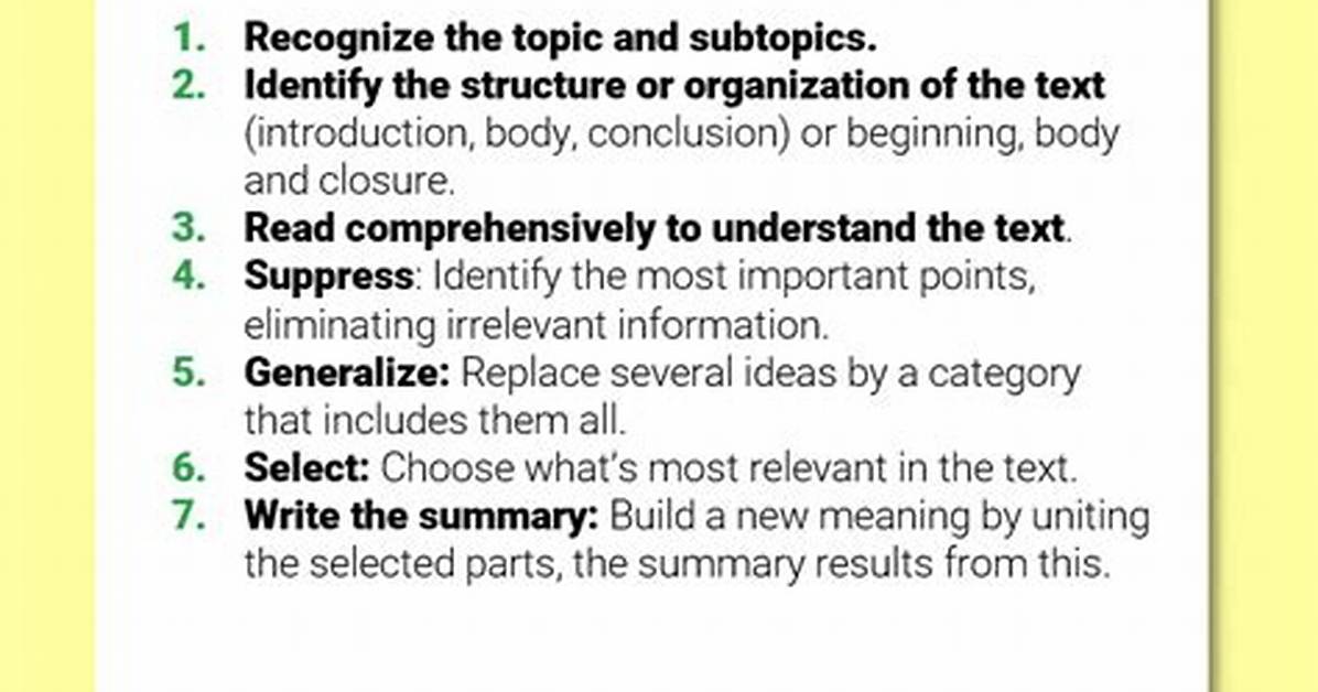 What Does Summarize Mean Real World Examples from Classic Books To