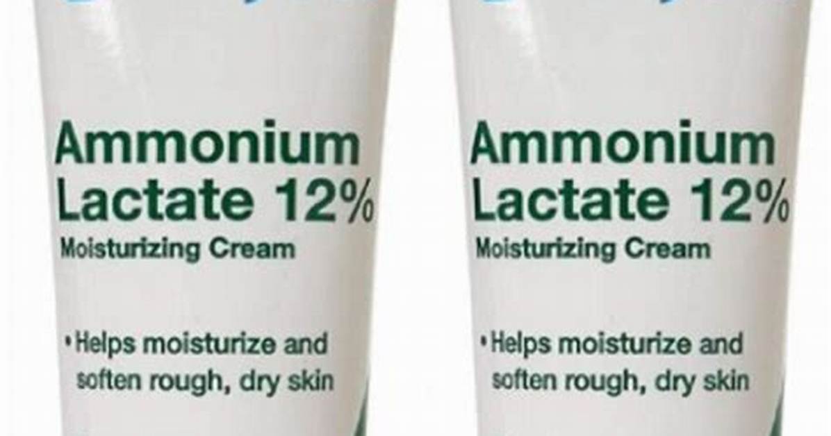 Why Dermatologists Swear by Ammonium Lactate 12 Cream for Stubborn