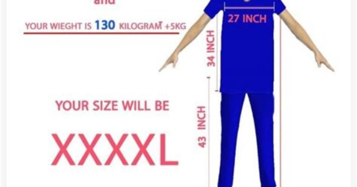 Xxxxl Size 2024 Breakdown Visual Sizing Charts and Exact