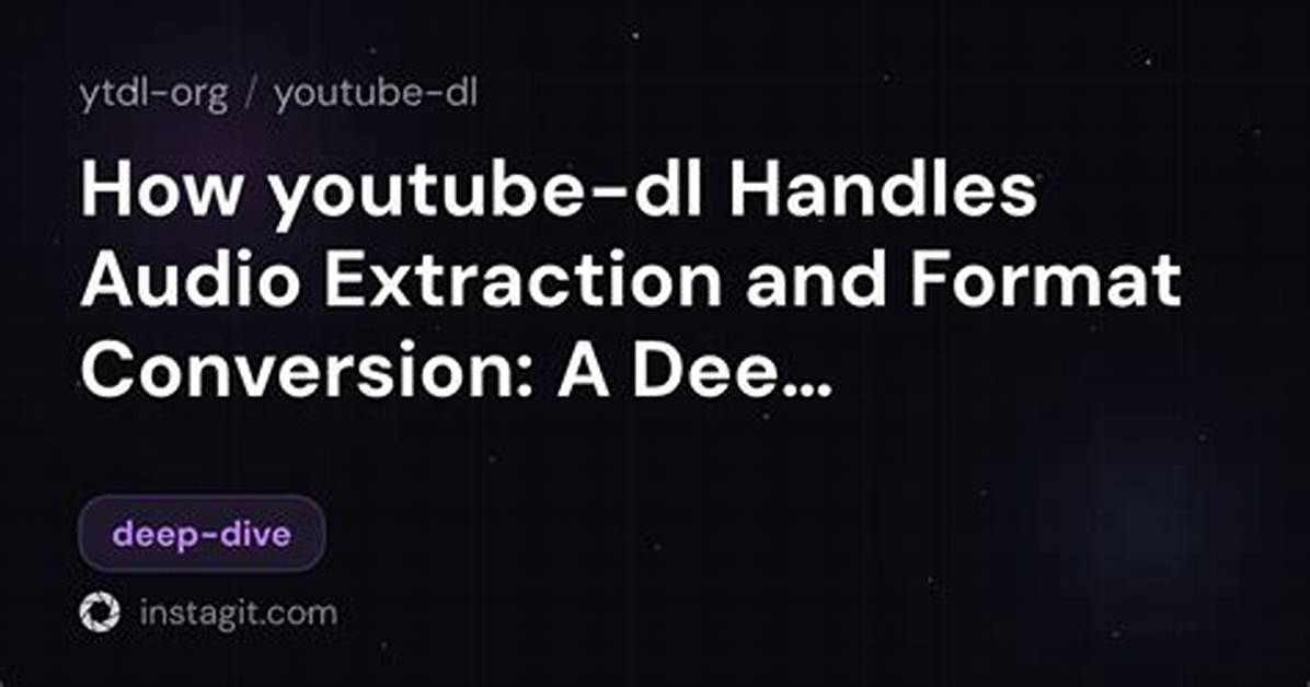 Youtube Audio Extraction in 2026 New Codecs Stricter Limits And